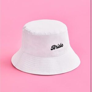 White Bride Bucket Hat
